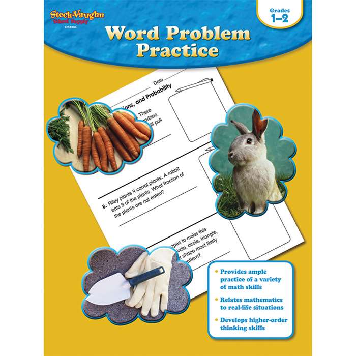 Word Problem Practice Gr 1-2 By Houghton Mifflin