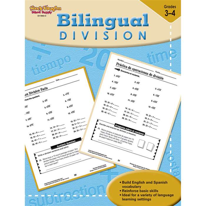 Bilingual Math Division By Houghton Mifflin