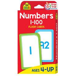 Numbers 1-100 Flash Cards By School Zone Publishing
