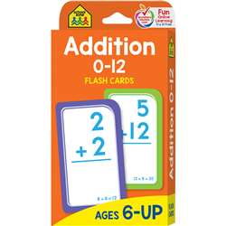 Addition 0-12 Flash Cards By School Zone Publishing