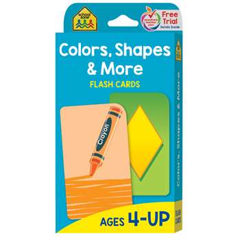 Colors Shapes & More Flash Cards By School Zone Publishing