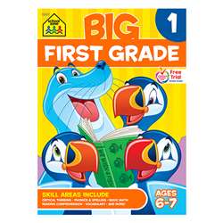 Big First Grade Workbook By School Zone Publishing
