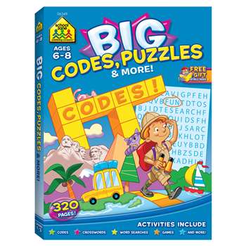 Big Workbook Alphabet Codes Puzzles & More, SZP06349