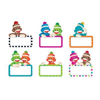 Sock Monkey Signs Accents Variety Pack By Trend Enterprises