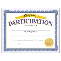 Certificate Of Participation By Trend Enterprises
