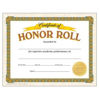 Honor Roll By Trend Enterprises