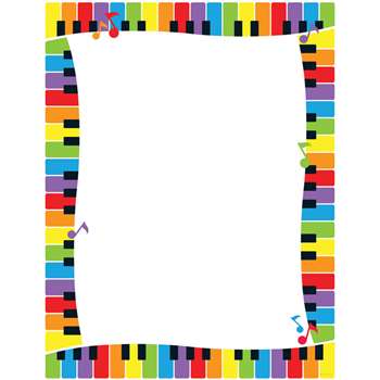 Colorful Keyboard Paper By Trend Enterprises