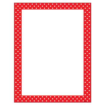 Polka Dots Red Terrific Papers, T-11426