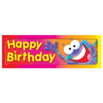 Happy Birthday Frog-Tastic Bookmarks By Trend Enterprises