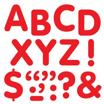 Stick-Eze 2" Letters & Marks Red By Trend Enterprises