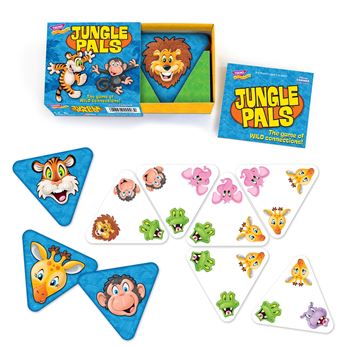Jungle Pals Three Corner Card Game, T-20007