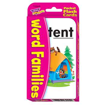 Word Families Pocket Flash Cards, T-23045