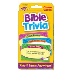 Bible Trivia Challenge Cards By Trend Enterprises