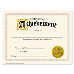 Certificate Of Achievement 30/Pk Classic 8-1/2 X 11 By Trend Enterprises