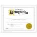 Certificate Of Recognition 30/Pk Classic 8-1/2x11 - T-2564