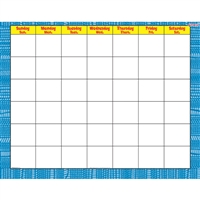 Reptile Blue Wipe Off Calendar Monthly, T-27027