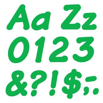 Ready Letters 4 Inch Italic Green By Trend Enterprises