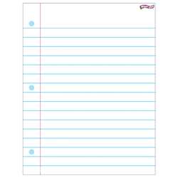 Notebook Paper Wipe Off Chart 17X22 By Trend Enterprises