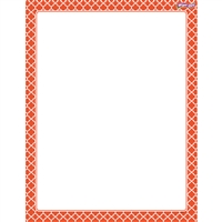 Moroccan Orange Wipe Off Chart, T-27325