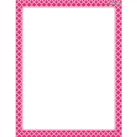 Moroccan Pink Wipe Off Chart, T-27326