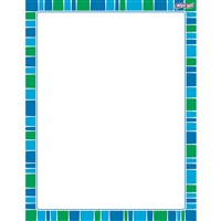 Stripe-Tacular Cool Blue Wipe Off Chart, T-27341