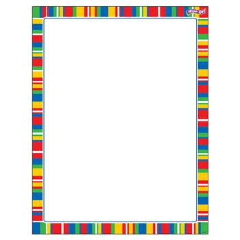 Stripe-Tacular Candy Wipe Off Chart, T-27343