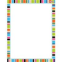 Stripe-Tacular Party Time Wipe Off Chart, T-27345