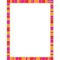 Stripe-Tacular Snazzy Red Wipe Off Chart, T-27346