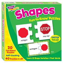 Fun-To-Know Puzzlesshapes By Trend Enterprises