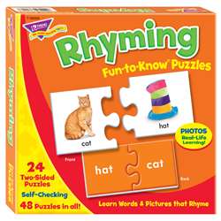 Fun To Know Puzzles Rhyming By Trend Enterprises