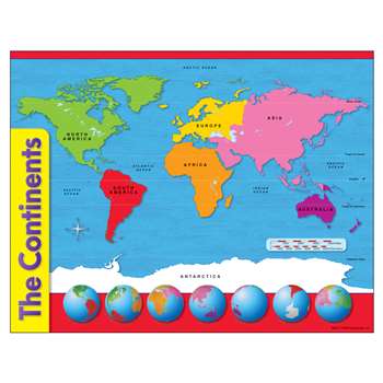 Chart The Continents By Trend Enterprises