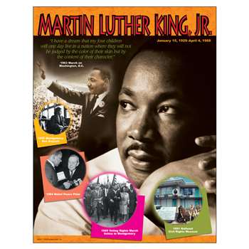 Chart Martin Luther King Jr Gr 4-8 17 X 22 By Trend Enterprises