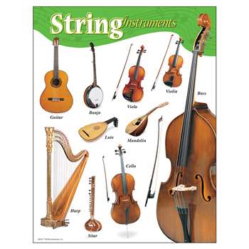 Chart String Instruments Gr K-8 17 X 22 By Trend Enterprises