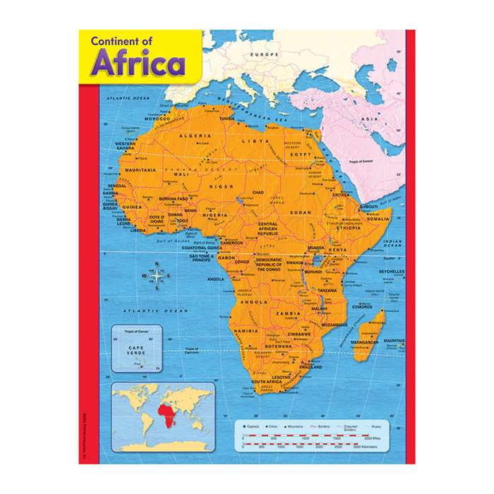 Chart Continent Of Africa By Trend Enterprises