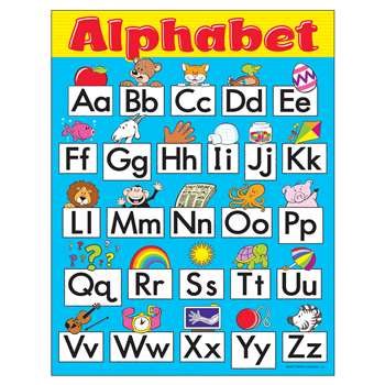 Chart Alphabet Fun Preschool-Gd 1 By Trend Enterprises