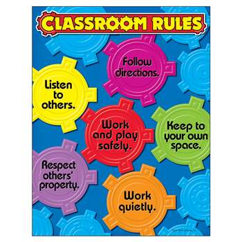 Learning Chart Classroom Rules By Trend Enterprises
