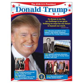 Donald Trump Learning Chart 17X22&quot; T-38337