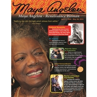 Maya Angelou Learning Chart, T-38341