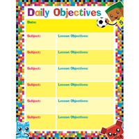 Daily Objectives Blockstars Learning Chart, T-38374