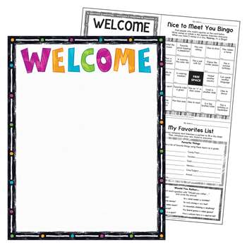 Welcome Color Harmony Learn Chart, T-38403