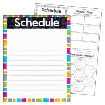 Schedule Color Harm Learning Chart, T-38405