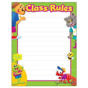 Class Rule Playtime Pal Learn Chart, T-38459