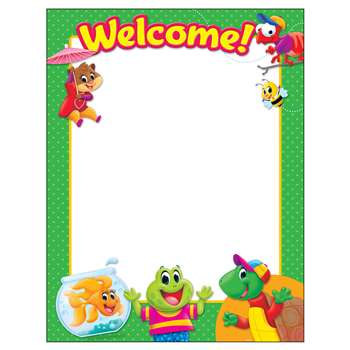 Welcome Playtime Pal Learning Chart Classroom Basi, T-38460