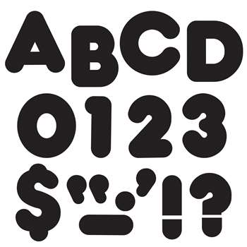 Ready Letters 2 Inch Casual Black By Trend Enterprises