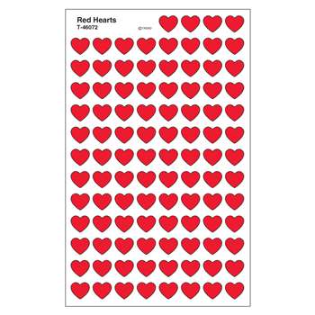 Supershapes Stickers Red Hearts By Trend Enterprises