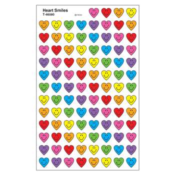 Heart Smiles Supershape Superspots Shapes Stickers By Trend Enterprises