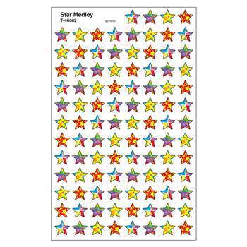 Star Medley Supershape Superspots Shapes Stickers By Trend Enterprises