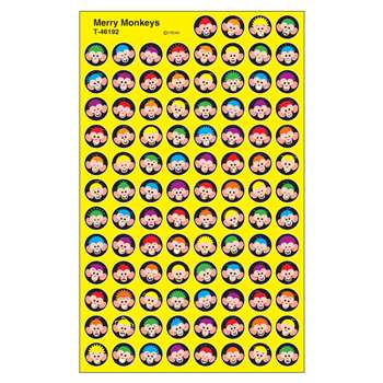 Merry Monkeys Superspots Stickers By Trend Enterprises