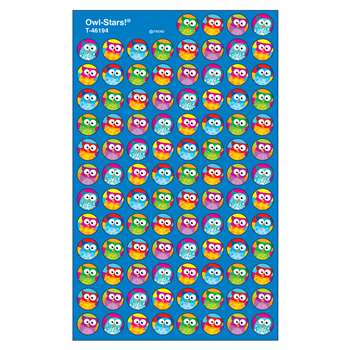 Owl Stars 800Pk Super Spots Stickers By Trend Enterprises