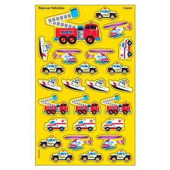 Supershapes Rescue 184-208/Pk Vehicles Larger Size By Trend Enterprises